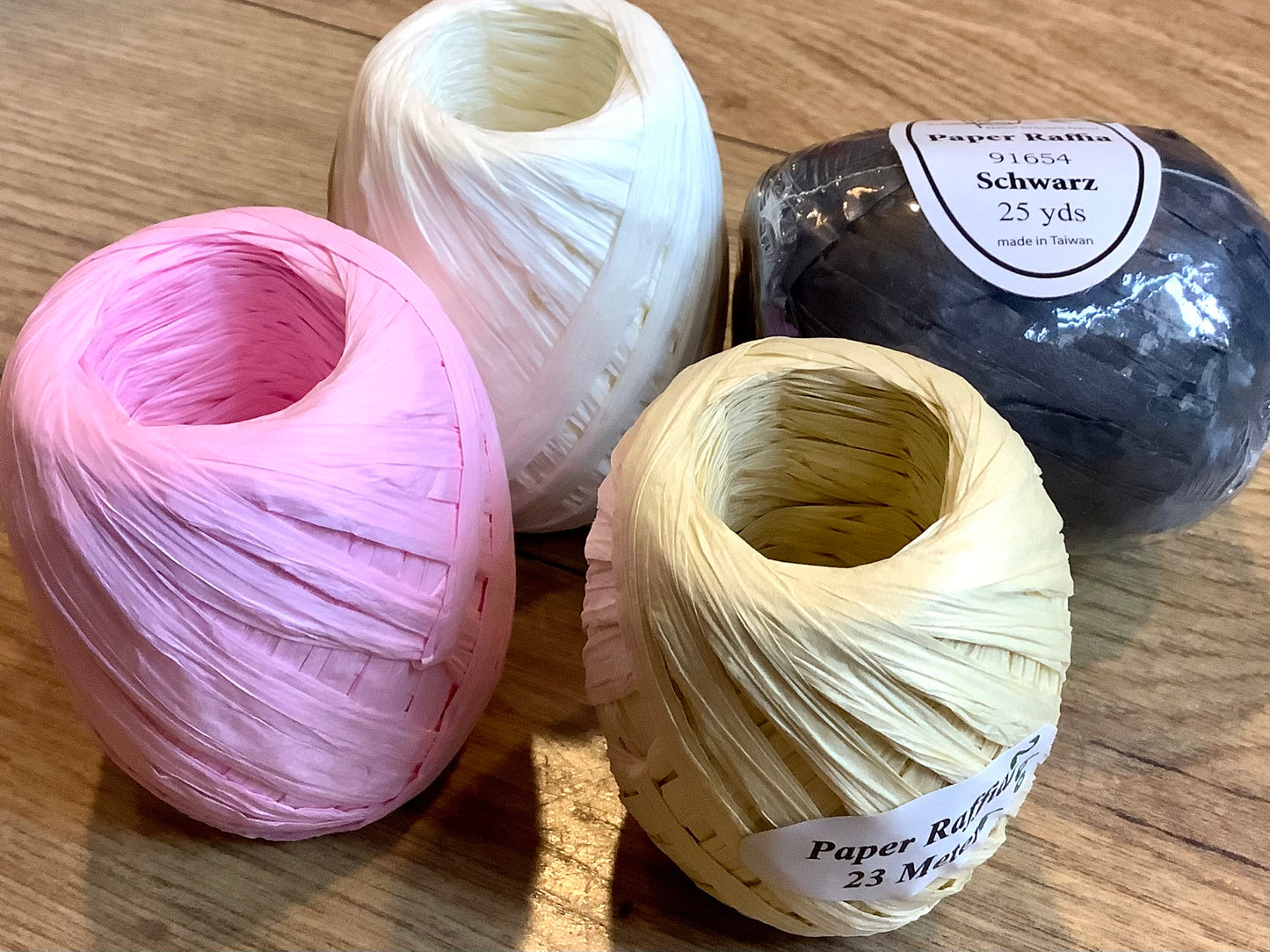 Geschenkband Paper Raffia 23m° - Polly Paper - Umweltfreundliche Schreibwaren