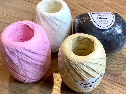 Geschenkband Paper Raffia 23m° - Polly Paper - Umweltfreundliche Schreibwaren