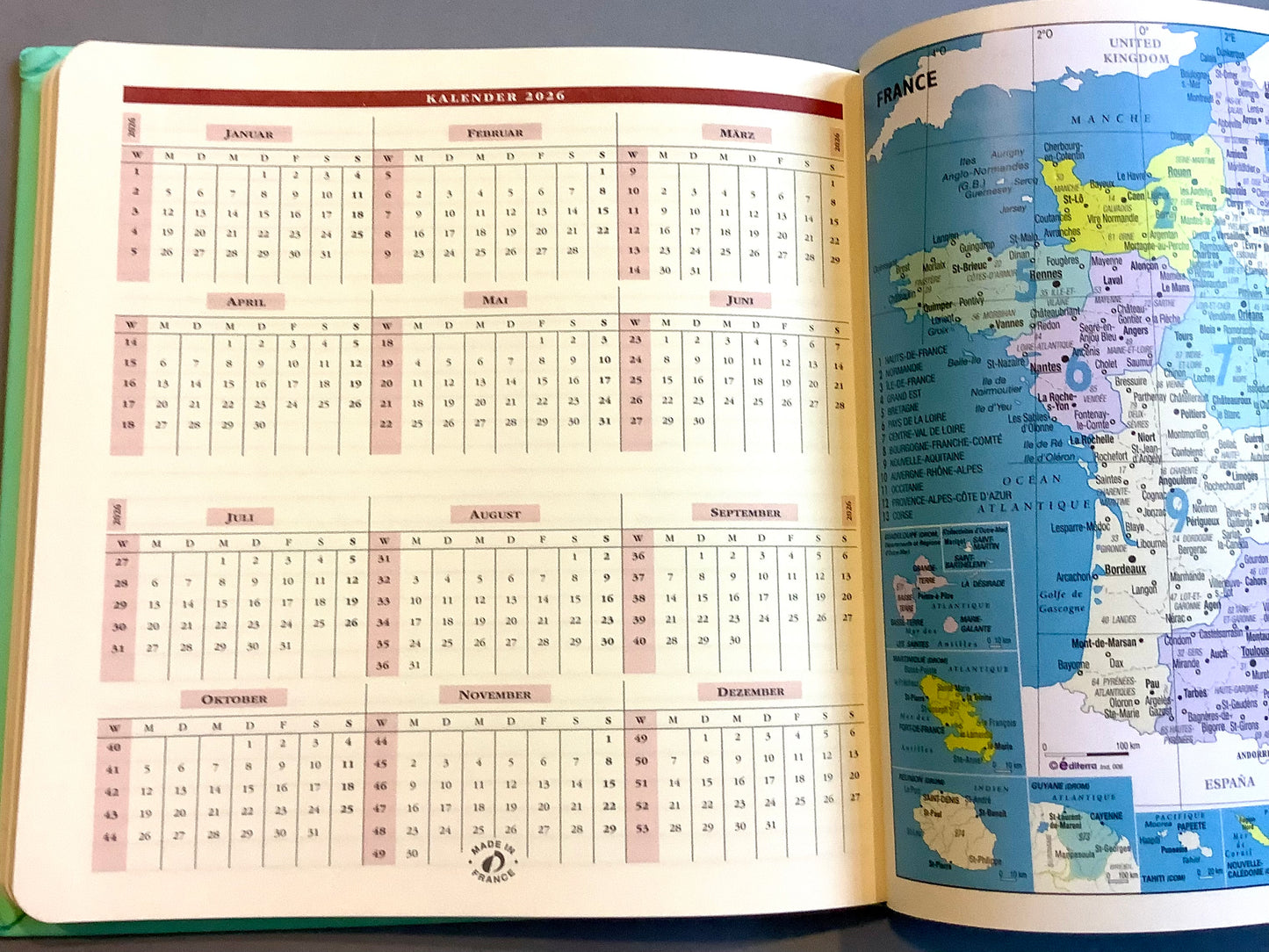 Tagebuch Kalender Executif Prestige Silk 16x16cm