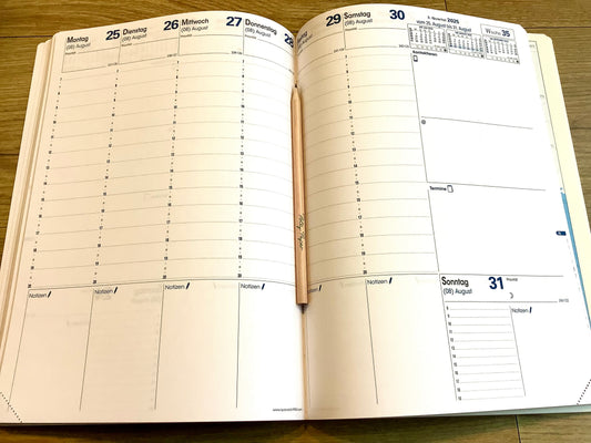 Wochenkalender Prenote Einlage A4 2025 (!) Quo Vadis