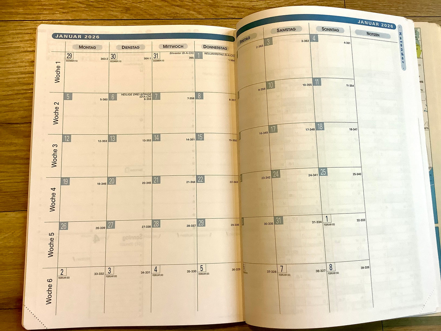 Wochenkalender Prenote Einlage A4 2025 (!) Quo Vadis