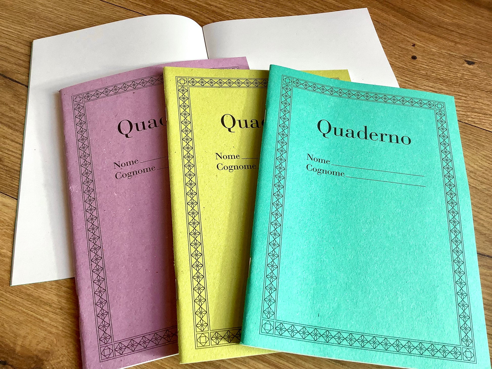 arbos Quaderno A5 Notizheft blanko 48S. - Polly Paper - Umweltfreundliche Schreibwaren
