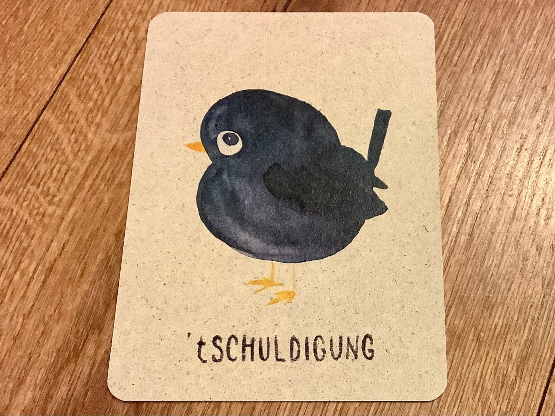 Postkarte "‘tschuldigung" (Sehrsehrnice) - Polly Paper - Umweltfreundliche Schreibwaren