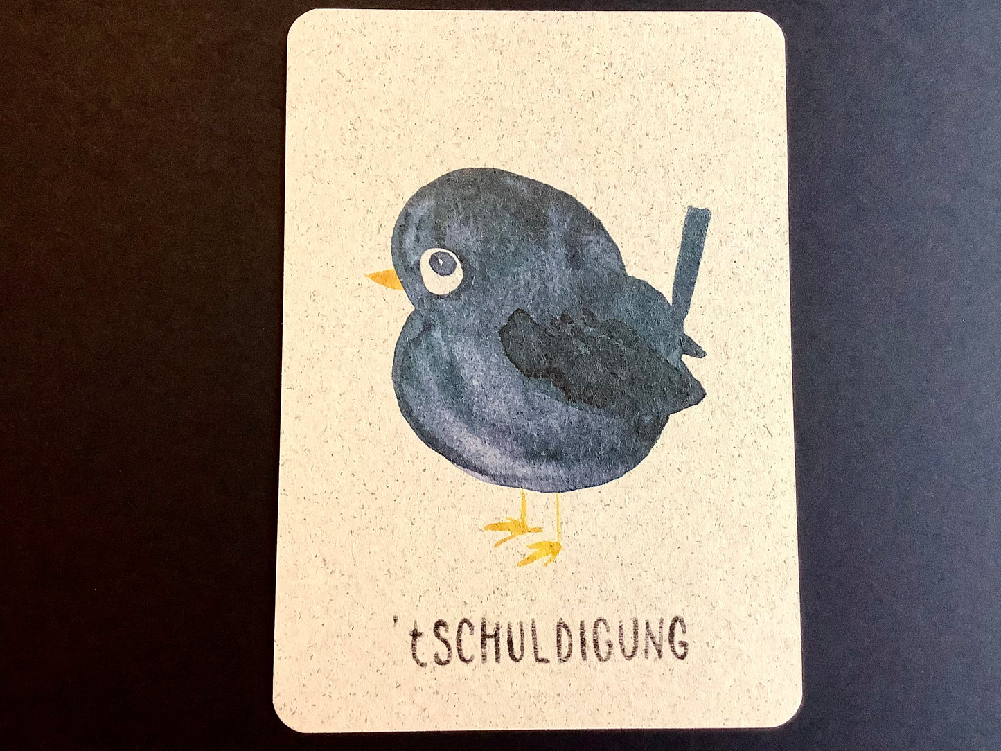 Postkarte "‘tschuldigung" (Sehrsehrnice) - Polly Paper - Umweltfreundliche Schreibwaren