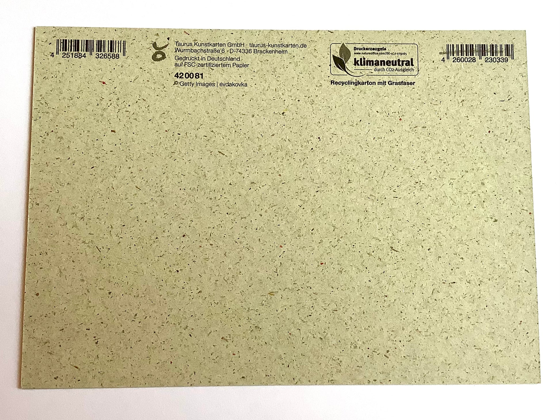 Postkarte Graspapier "Wie schön, dass es dich gibt!" - Polly Paper - Umweltfreundliche Schreibwaren
