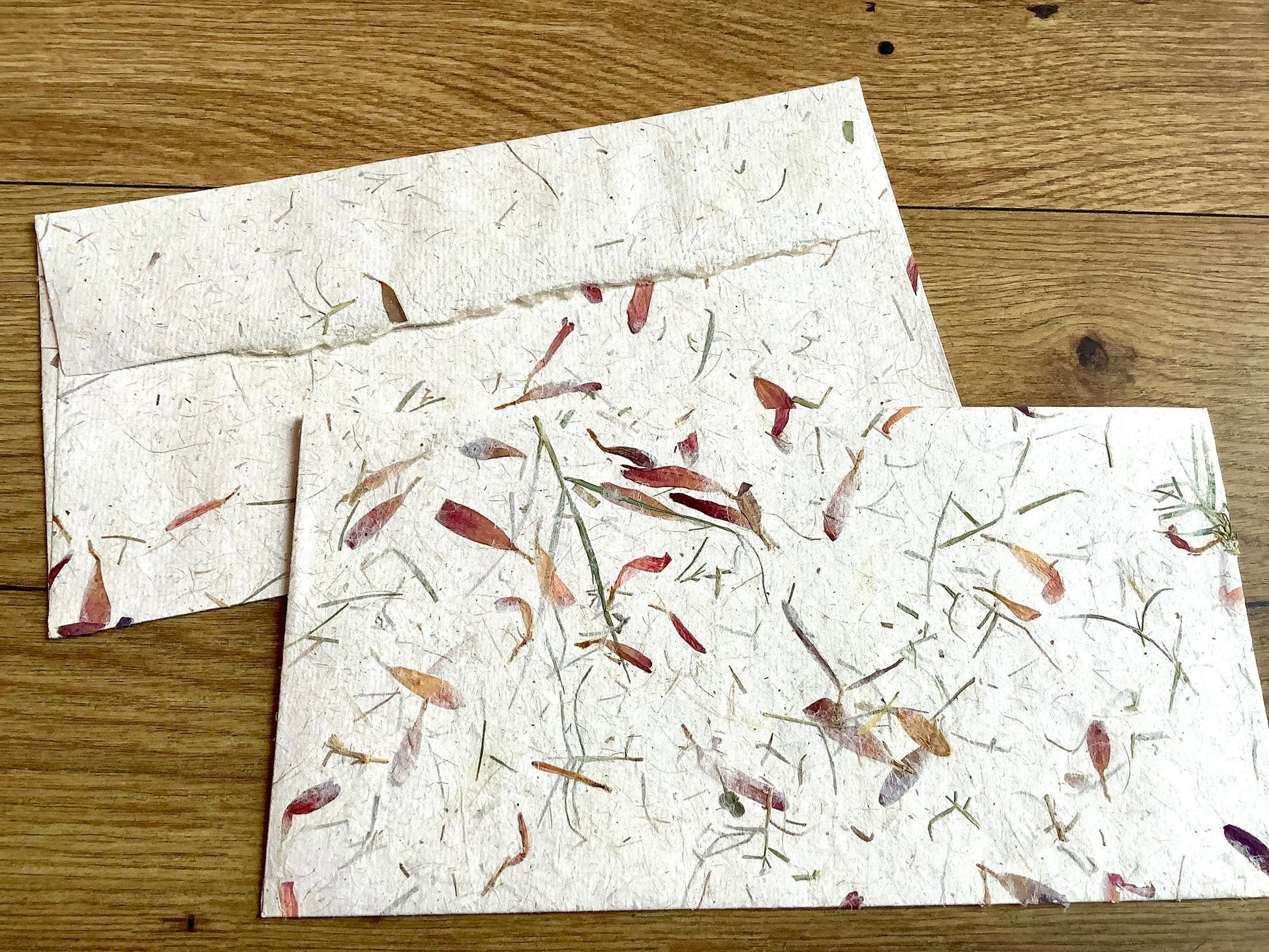 DL Kuvert Hanf Astern einzeln - Polly Paper - Umweltfreundliche Schreibwaren