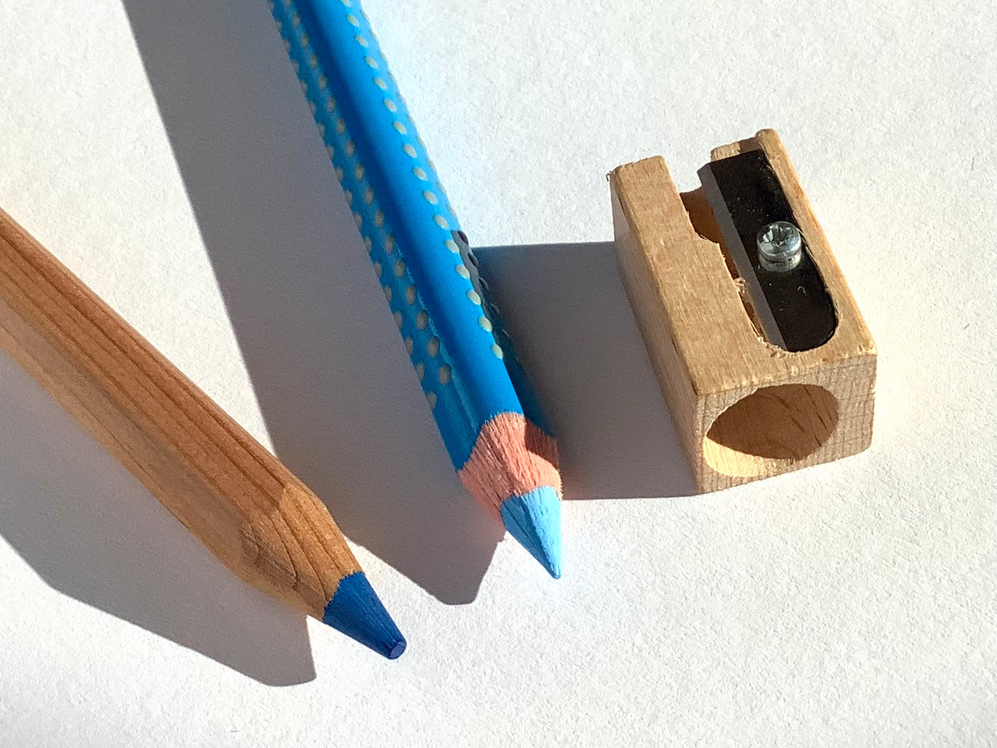 Buntstiftspitzer 11,2mm Buchenholz (f. Wachsstifte) - Polly Paper - Umweltfreundliche Schreibwaren