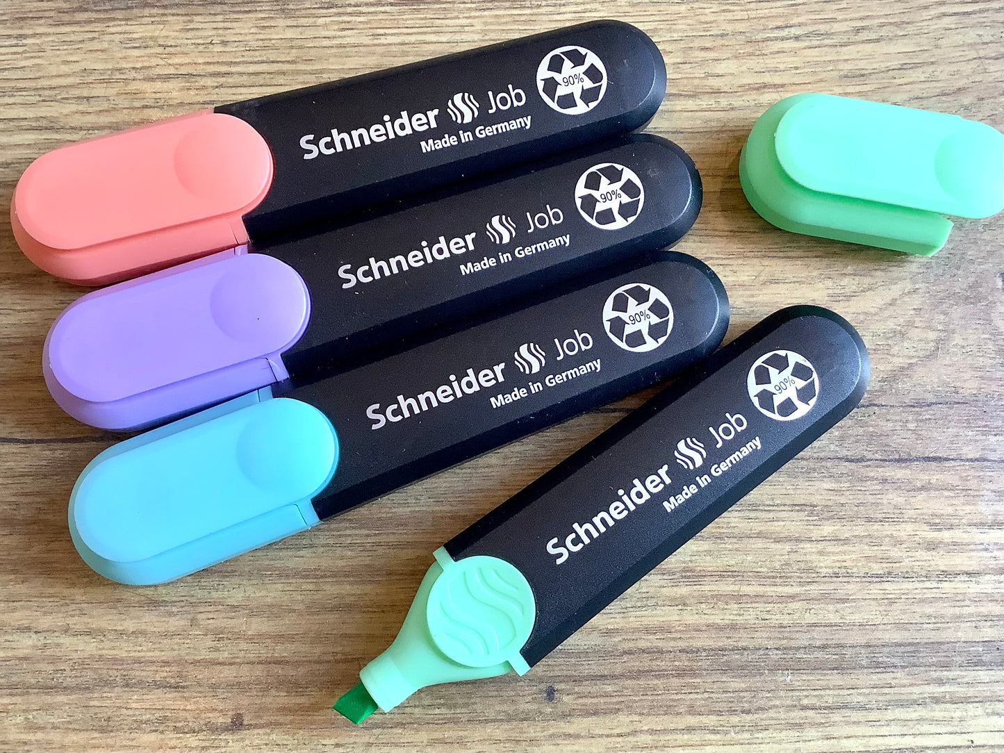 Textmarker "Job" 90% recycelt refillable° - Polly Paper - Umweltfreundliche Schreibwaren