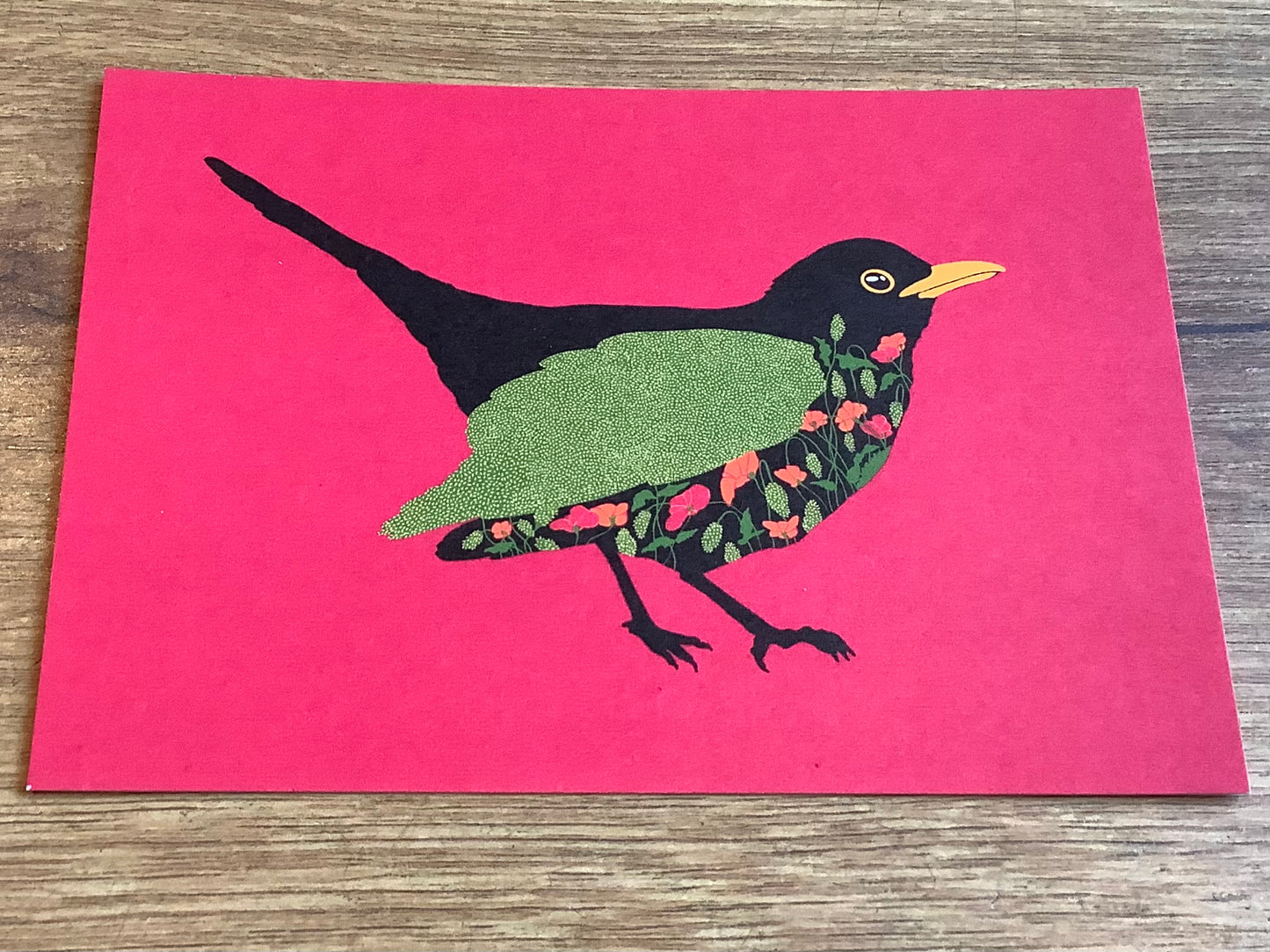 Postkarte Amsel (Martha von Maydell) A6