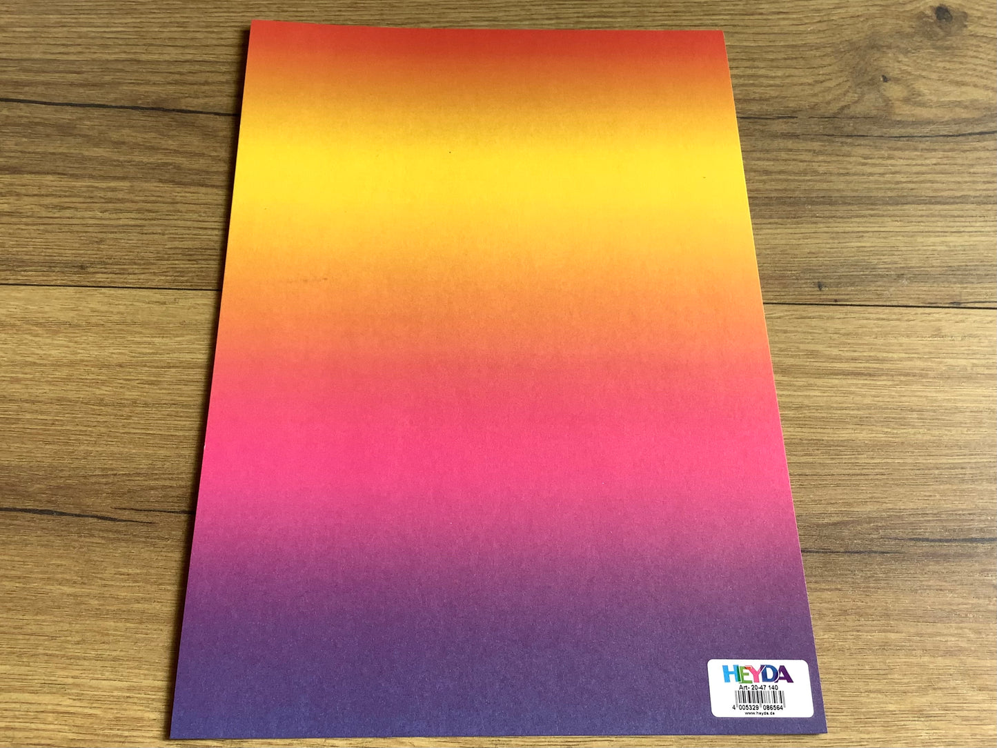Fotokarton Regenbogen A4 einzeln Heyda
