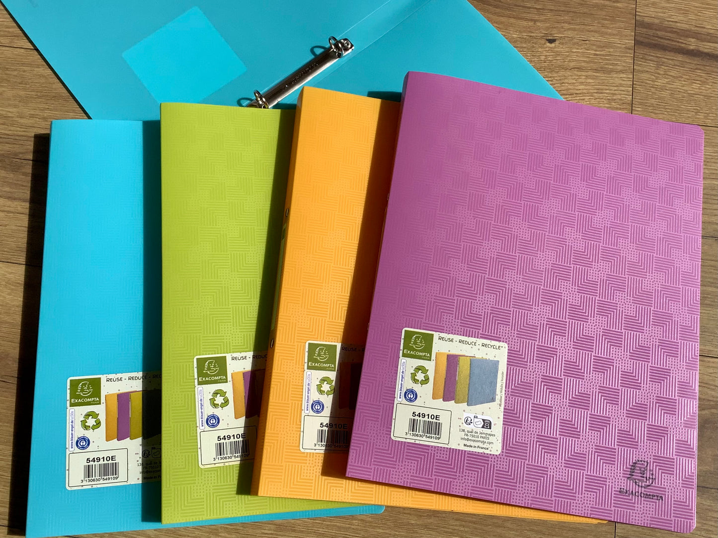 Ringbuch 2 Ringe Recycling-PP 15mm Pop'n Co° - Polly Paper - Umweltfreundliche Schreibwaren