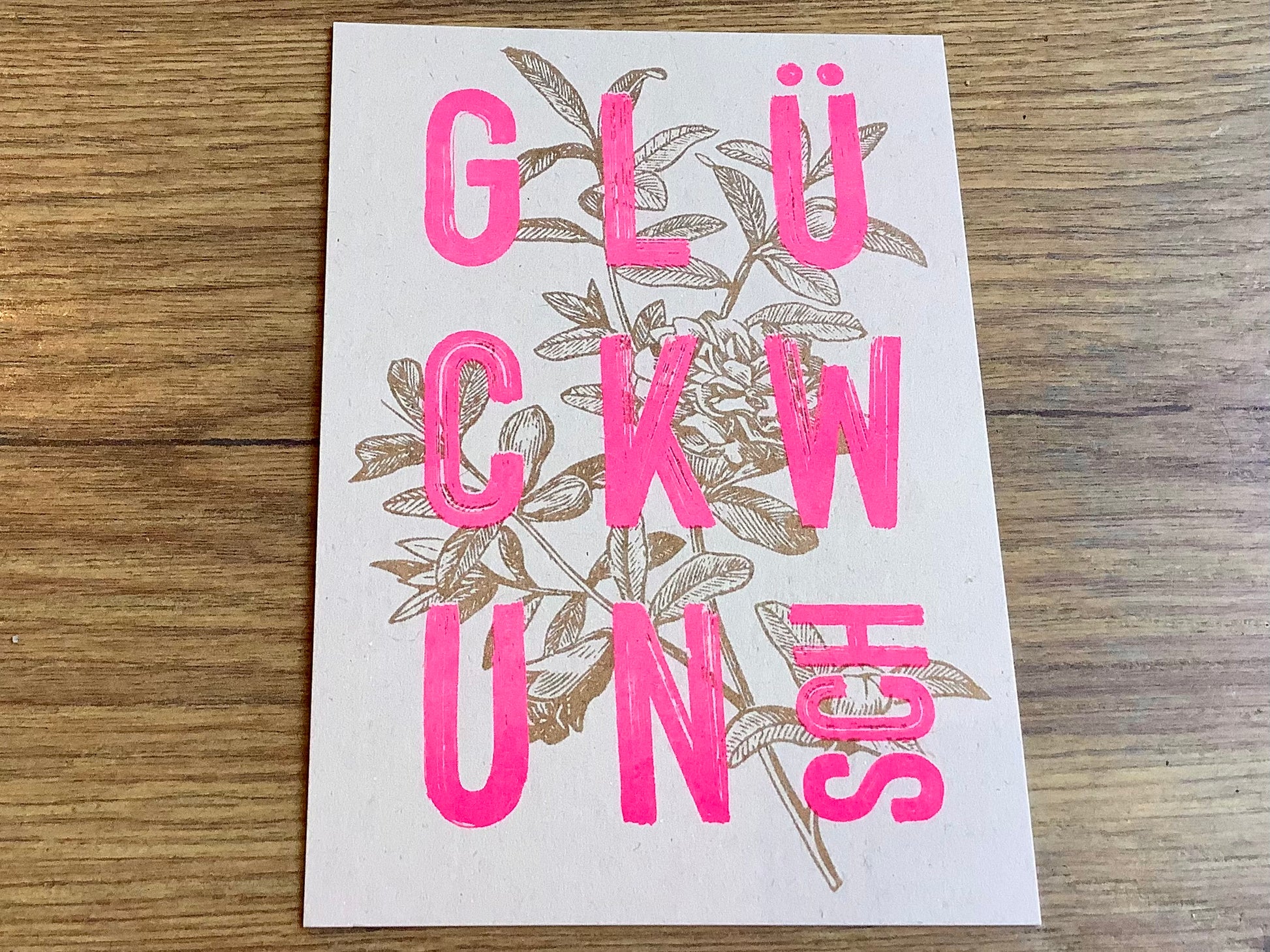 Postkarte Glückwunsch (Togethery) - Polly Paper - Umweltfreundliche Schreibwaren