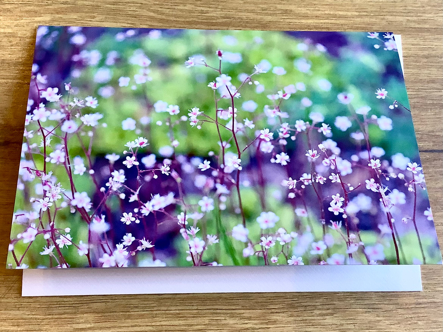 Briefkarte Porzellanblümchen (art+nature) B6