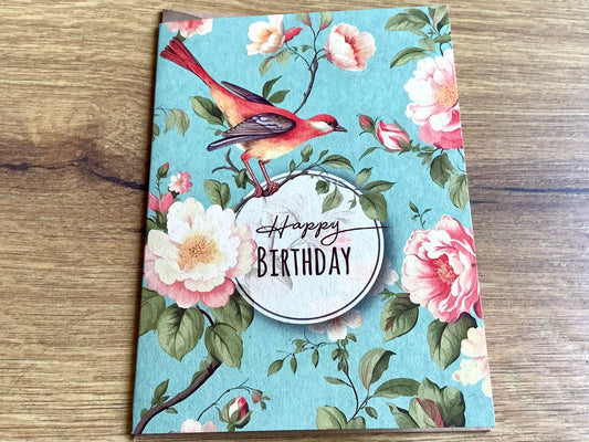Briefkarte 10x14 Geburtstag Zuckerrohr (taurus)° - Polly Paper - Umweltfreundliche Schreibwaren