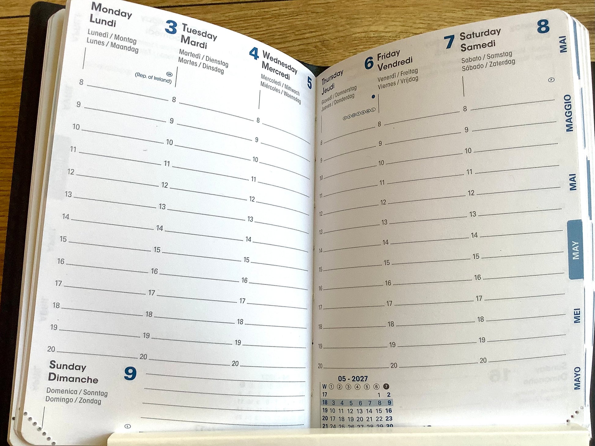Kalender Quo Vadis innen