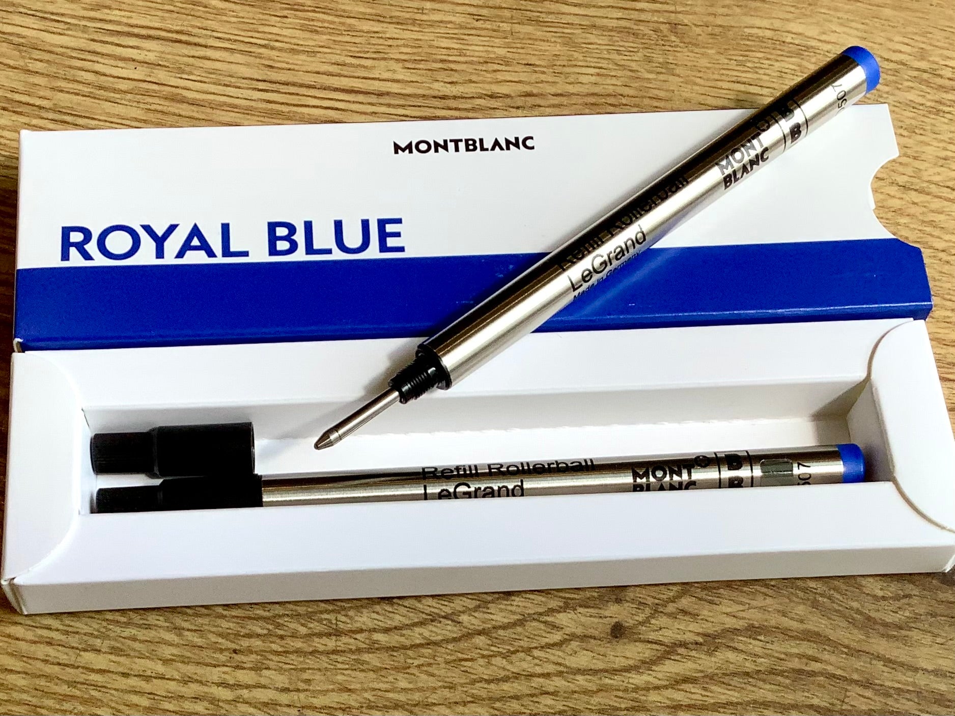 Montblanc Tintenrollermine blau