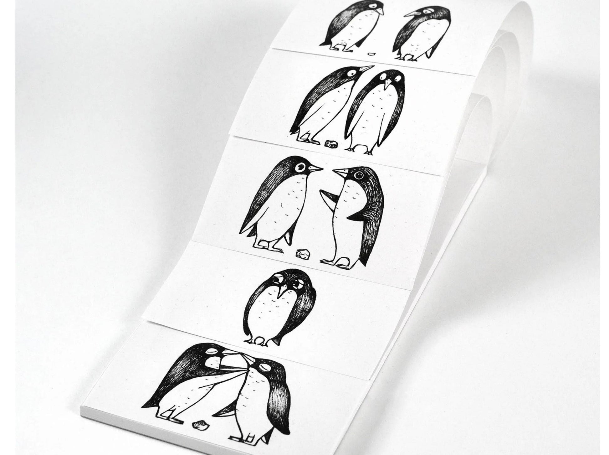 Notizblock Tiere 8x17cm lang Ligarti° - Polly Paper - Umweltfreundliche Schreibwaren