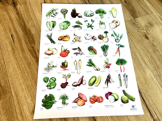 Poster ABC Gemüse Schnurverlag