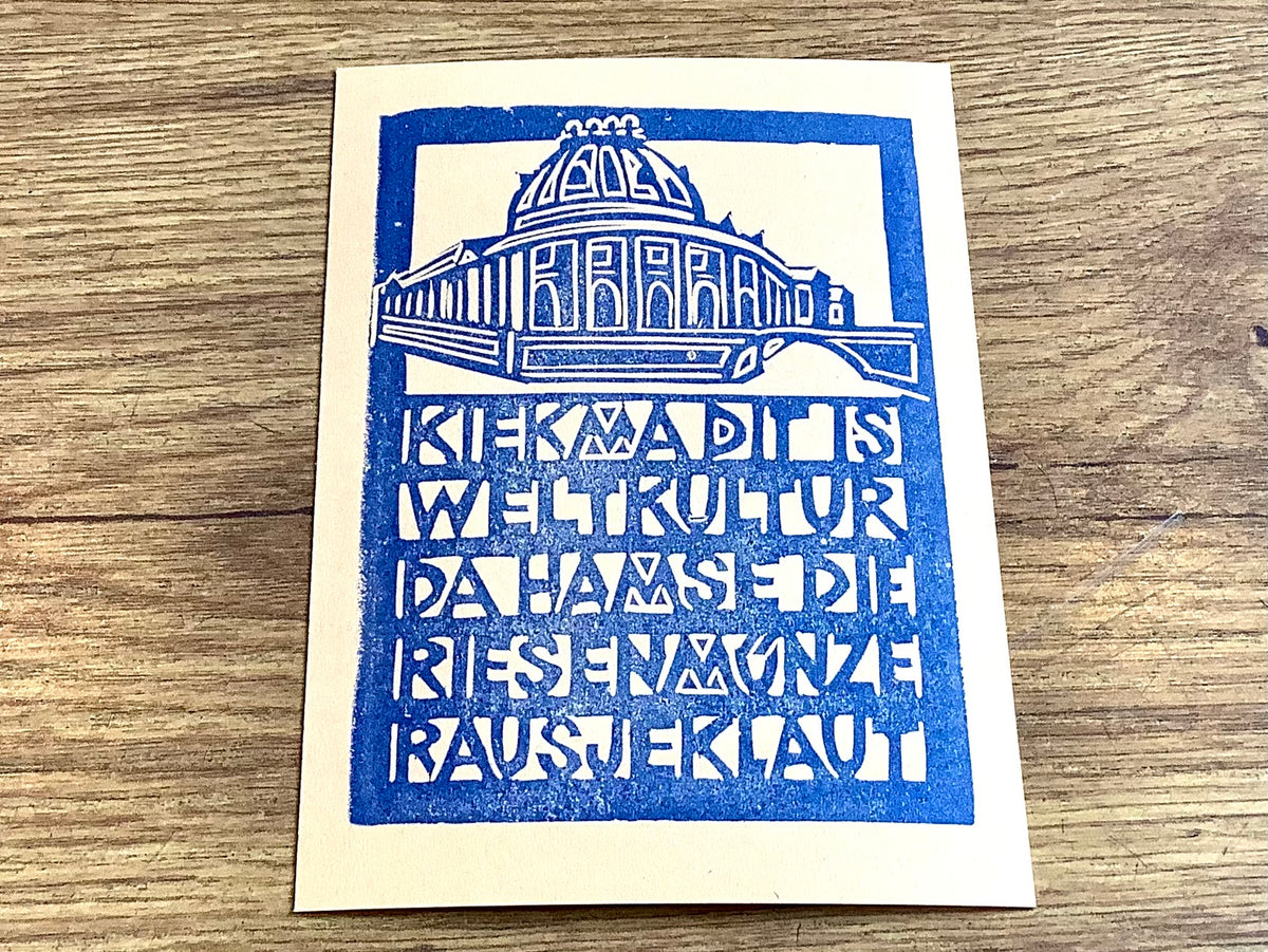 Postkarte Bode-Museum (Flitzpost) - Polly Paper Schreibwaren