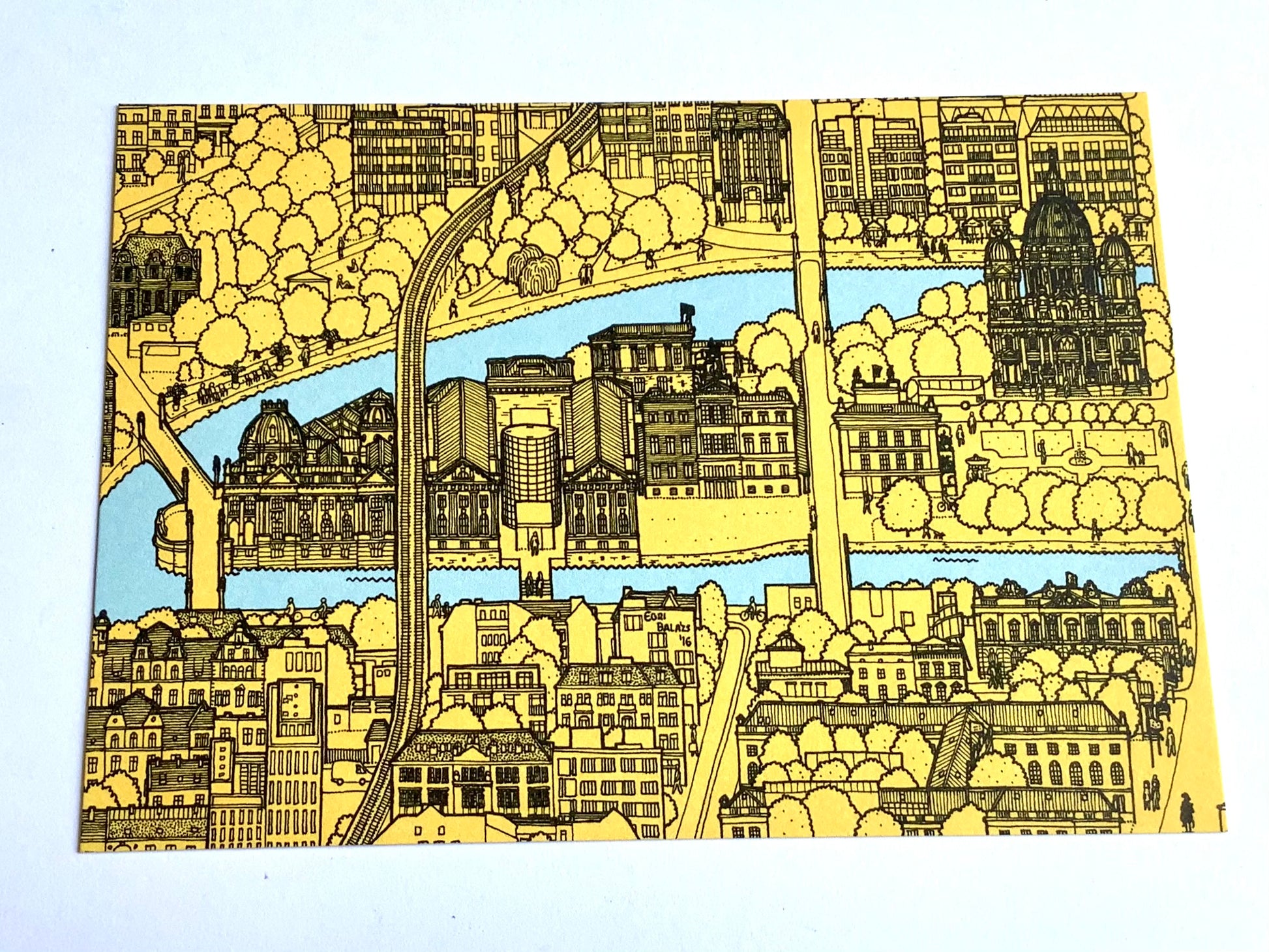 Postkarte Urban Berlin Museumsinsel