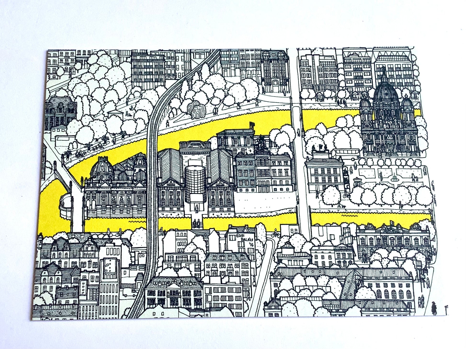 Postkarte urban museumsinsel