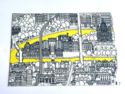 Postkarte urban museumsinsel