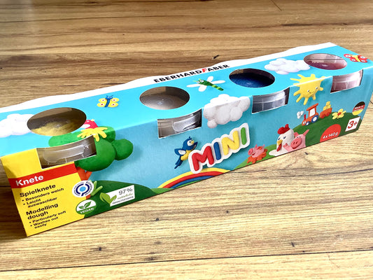 Spielknete Eberhard Faber 4 Dosen