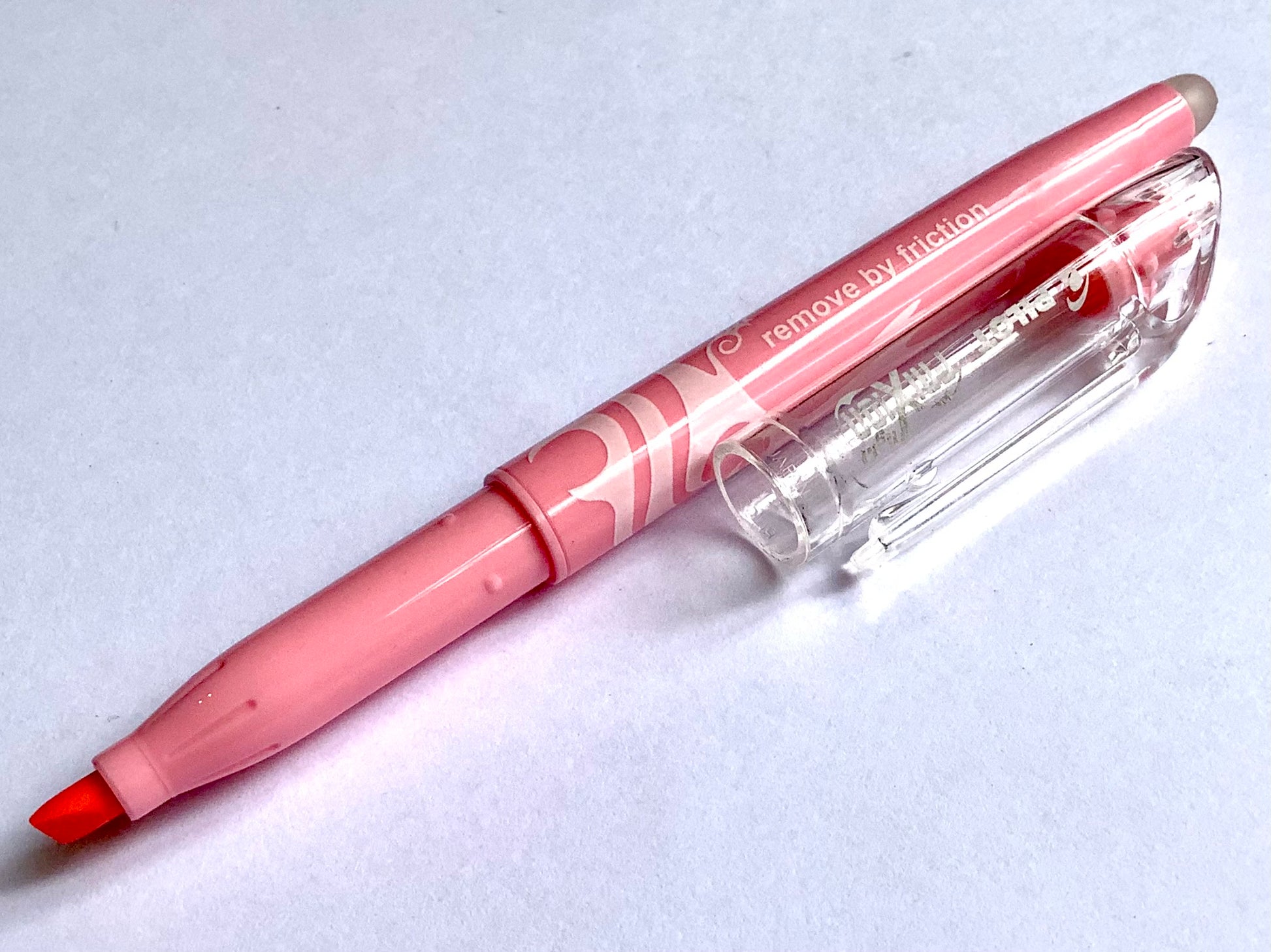 Textmarker frixion koralle
