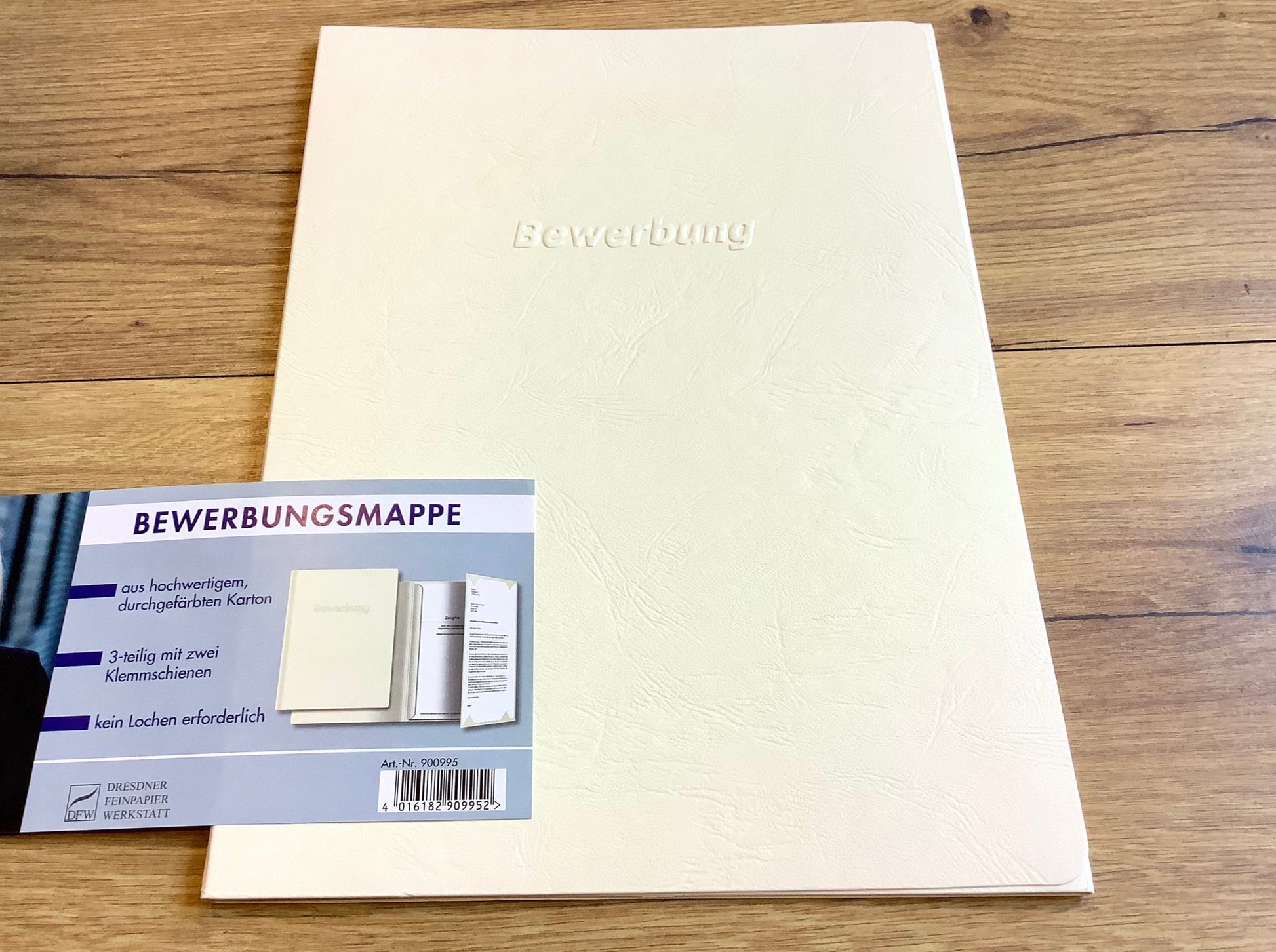 Bewerbungsmappe 3-teilig DFW° - Polly Paper - Umweltfreundliche Schreibwaren