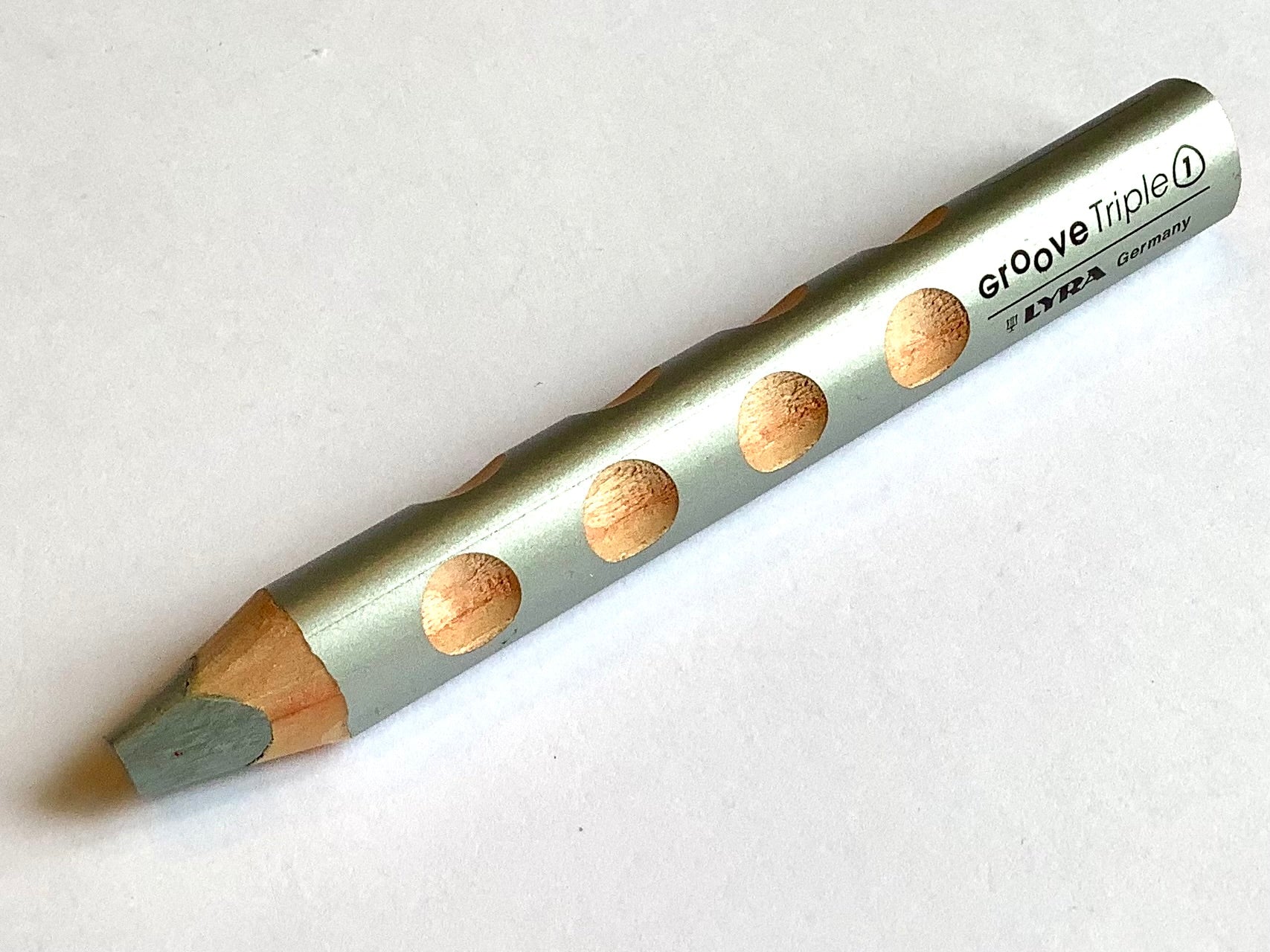 Lyra Groove Triple One Buntstift 3in1 Einzelfarbe - Polly Paper - Umweltfreundliche Schreibwaren