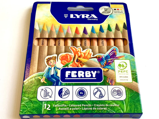12 kurze Buntstifte Ferby von Lyra