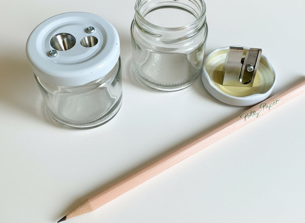 Dosenspitzer aus Glas M+R Eternity° - Polly Paper - Umweltfreundliche Schreibwaren