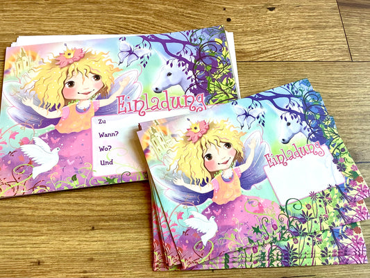 Einladungsset Fee Prinzessin