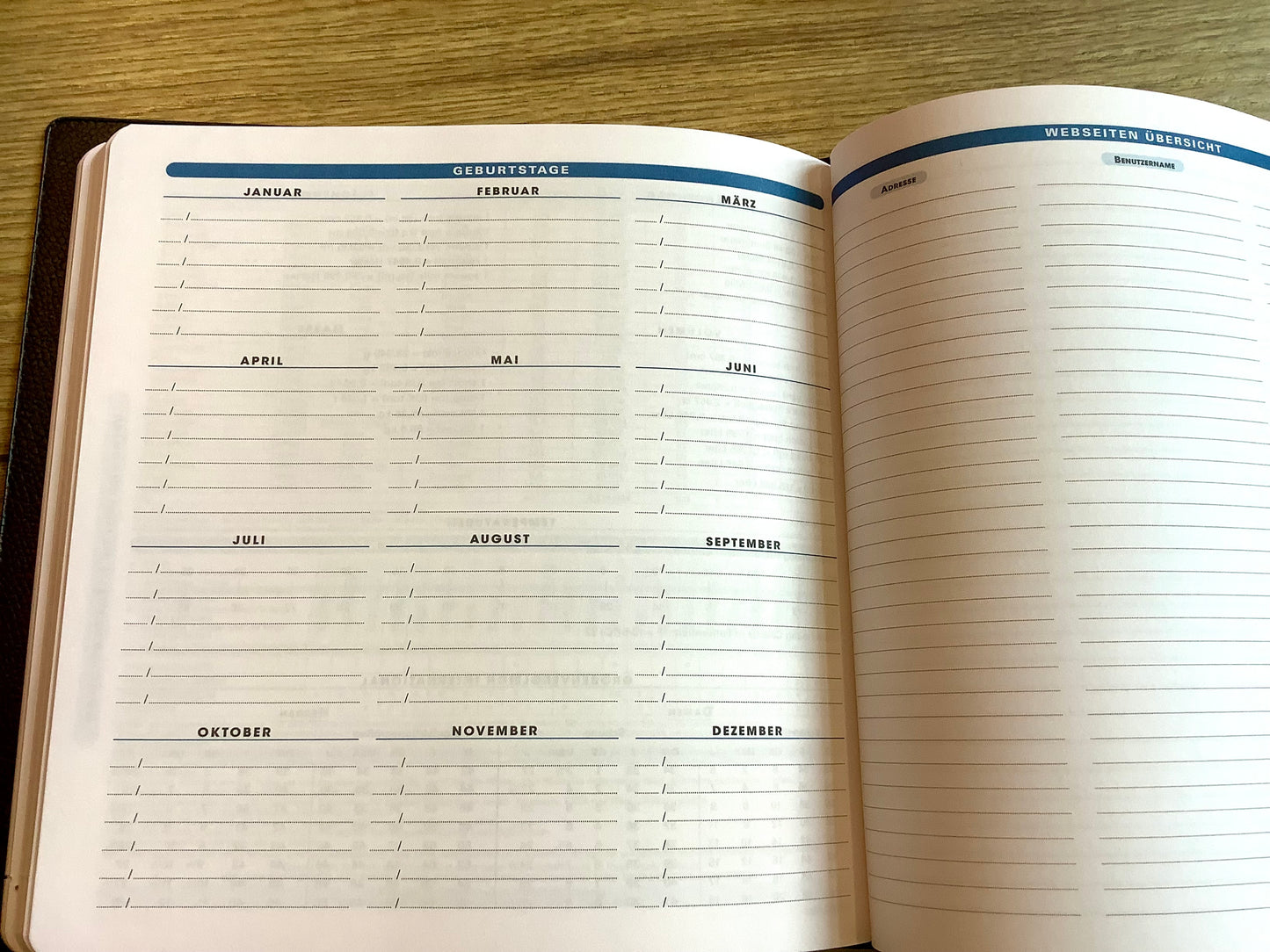 Wochenkalender Executif Einlage 16x16cm 2025 (!)