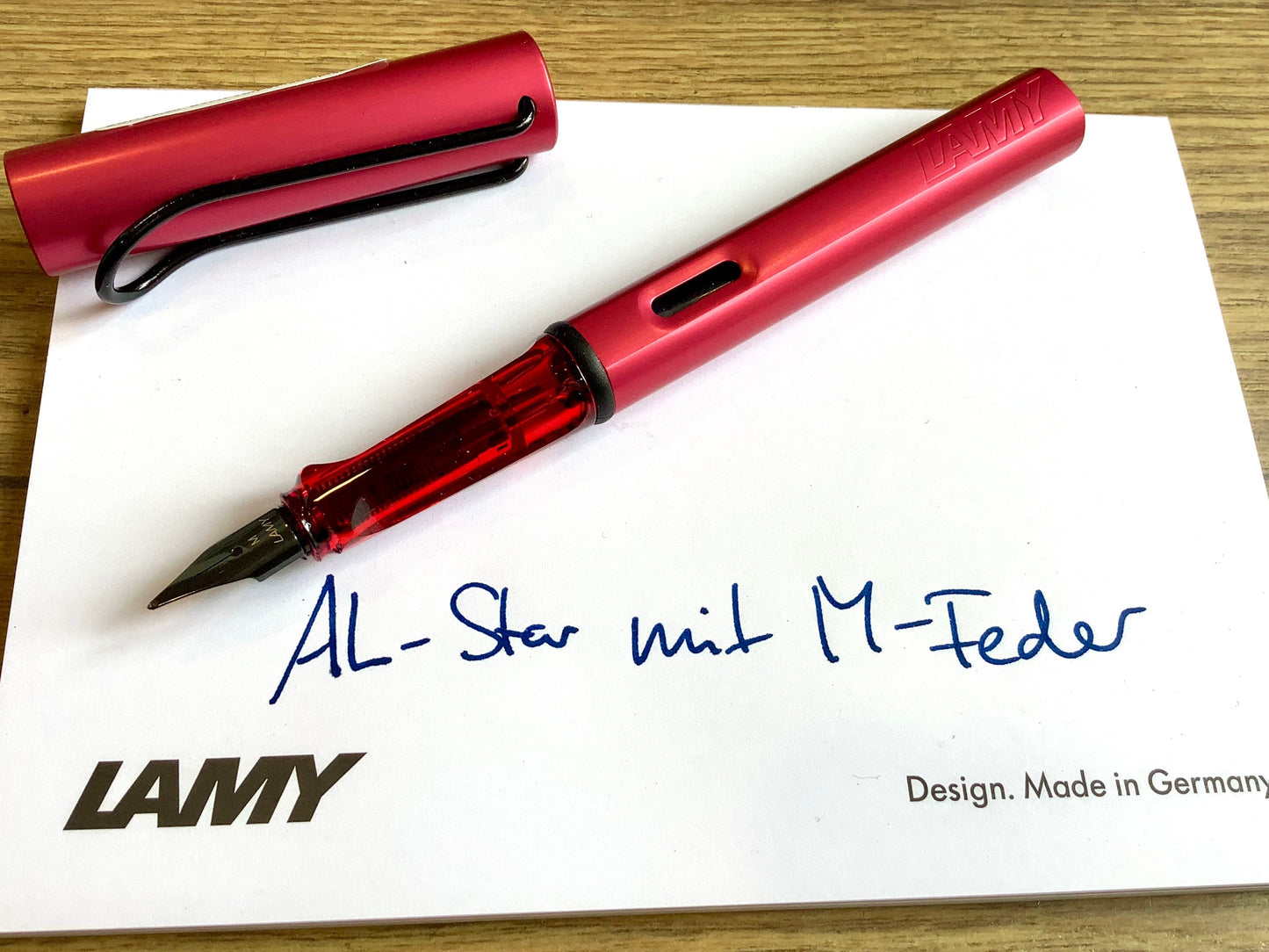 Roter Füller Alstar von Lamy