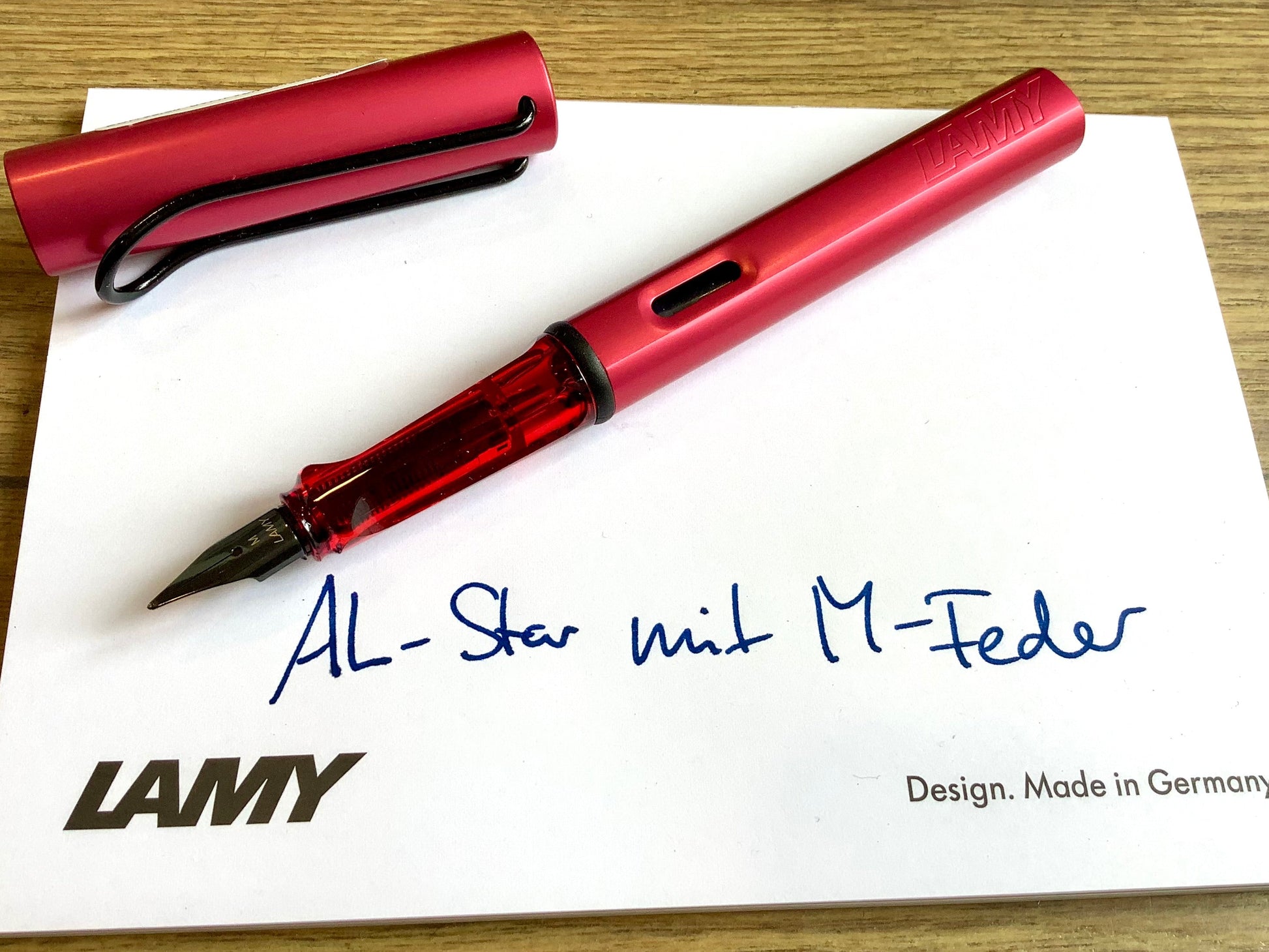 Roter Füller Alstar von Lamy