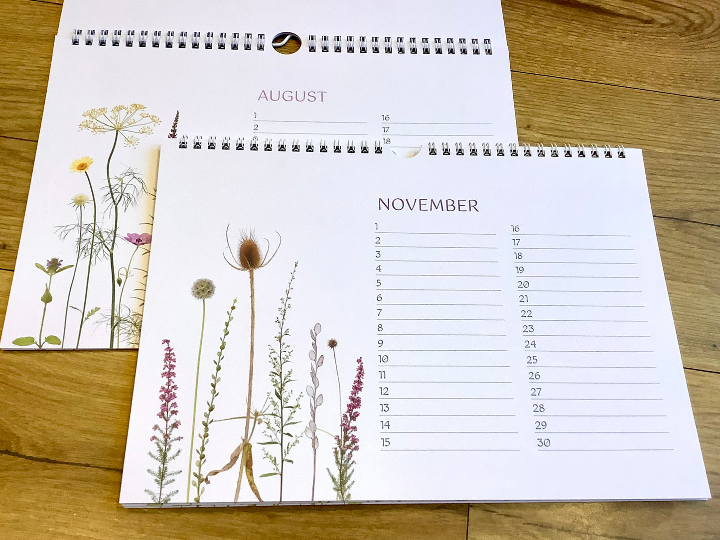 Geburtstagskalender A4 quer Blumenwiesen (Zwiebelblüher)