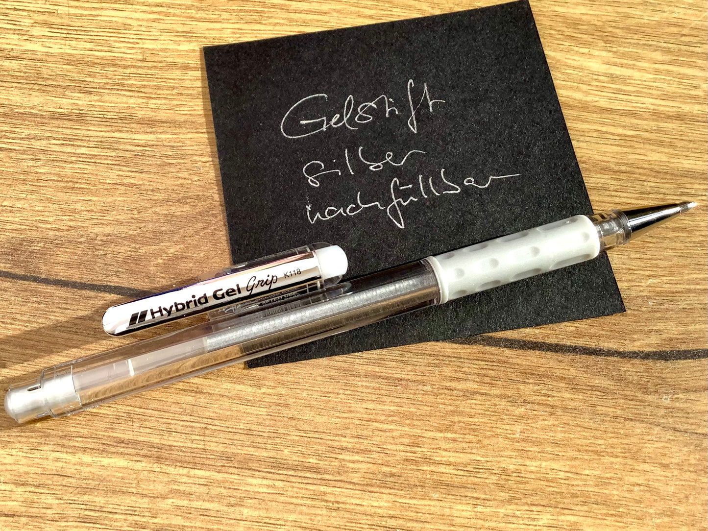 Gelroller silber hybrid Pentel K118–Z - Polly Paper - Umweltfreundliche Schreibwaren