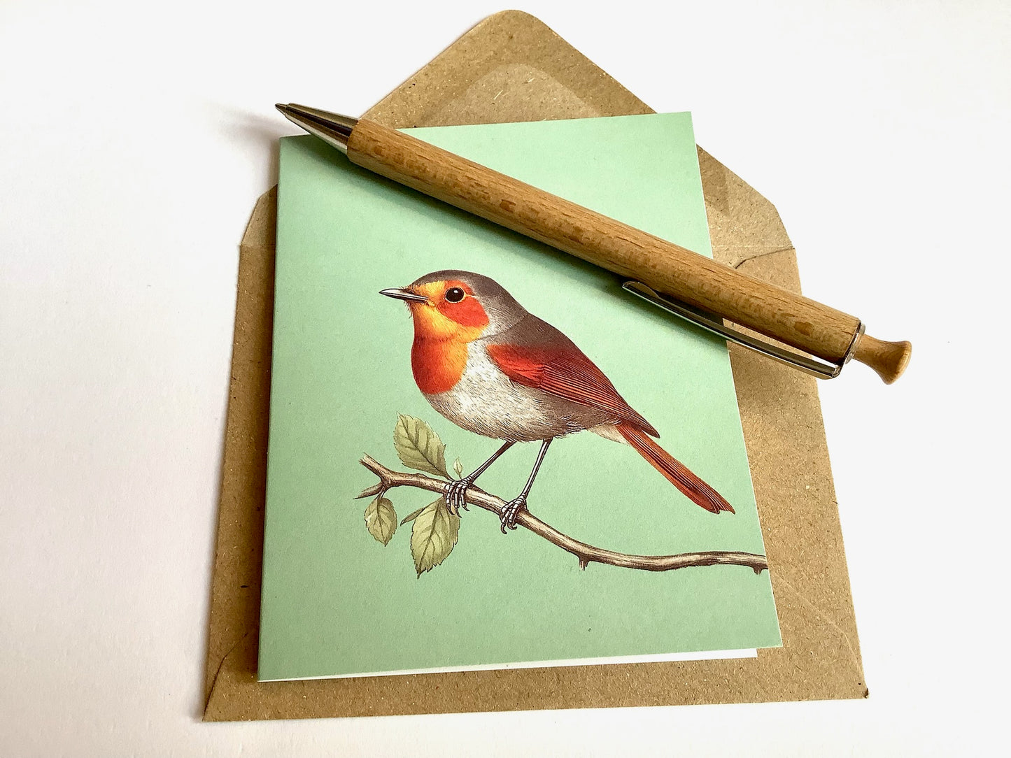 Kleine Grußkarte Vögel A7 („30x40“)°