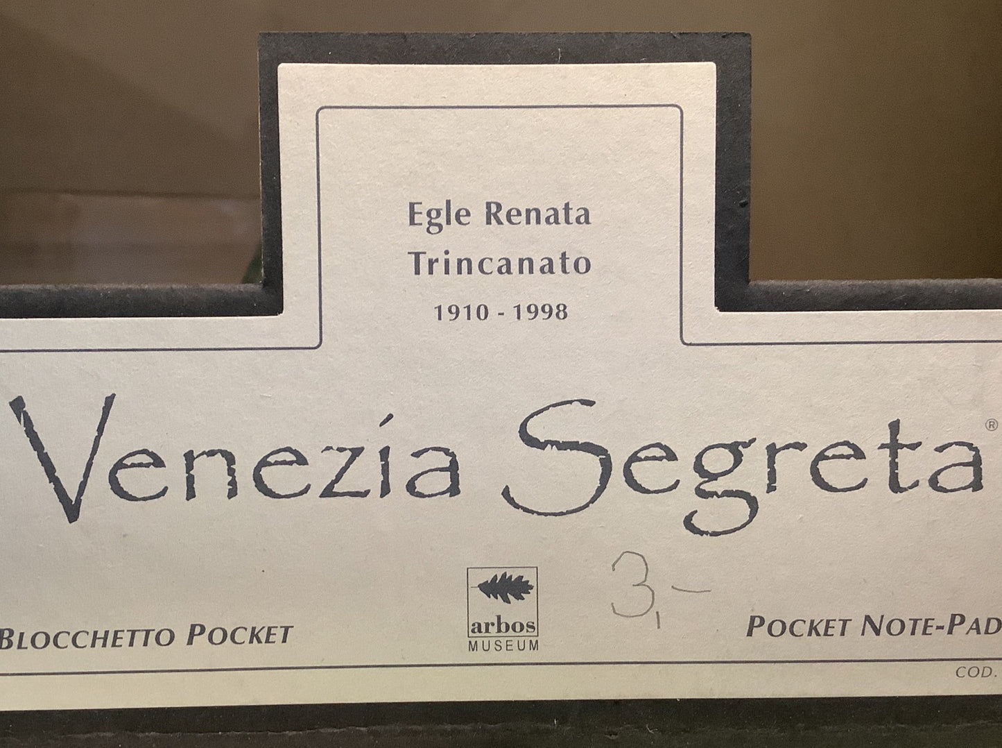 Notizblock Venezia 7,5x10cm arbos - Polly Paper - Umweltfreundliche Schreibwaren