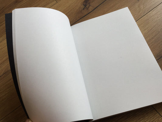 ZAPbook A5 1/2 blanko geleimt 80g 80Bl.° - Polly Paper - Umweltfreundliche Schreibwaren
