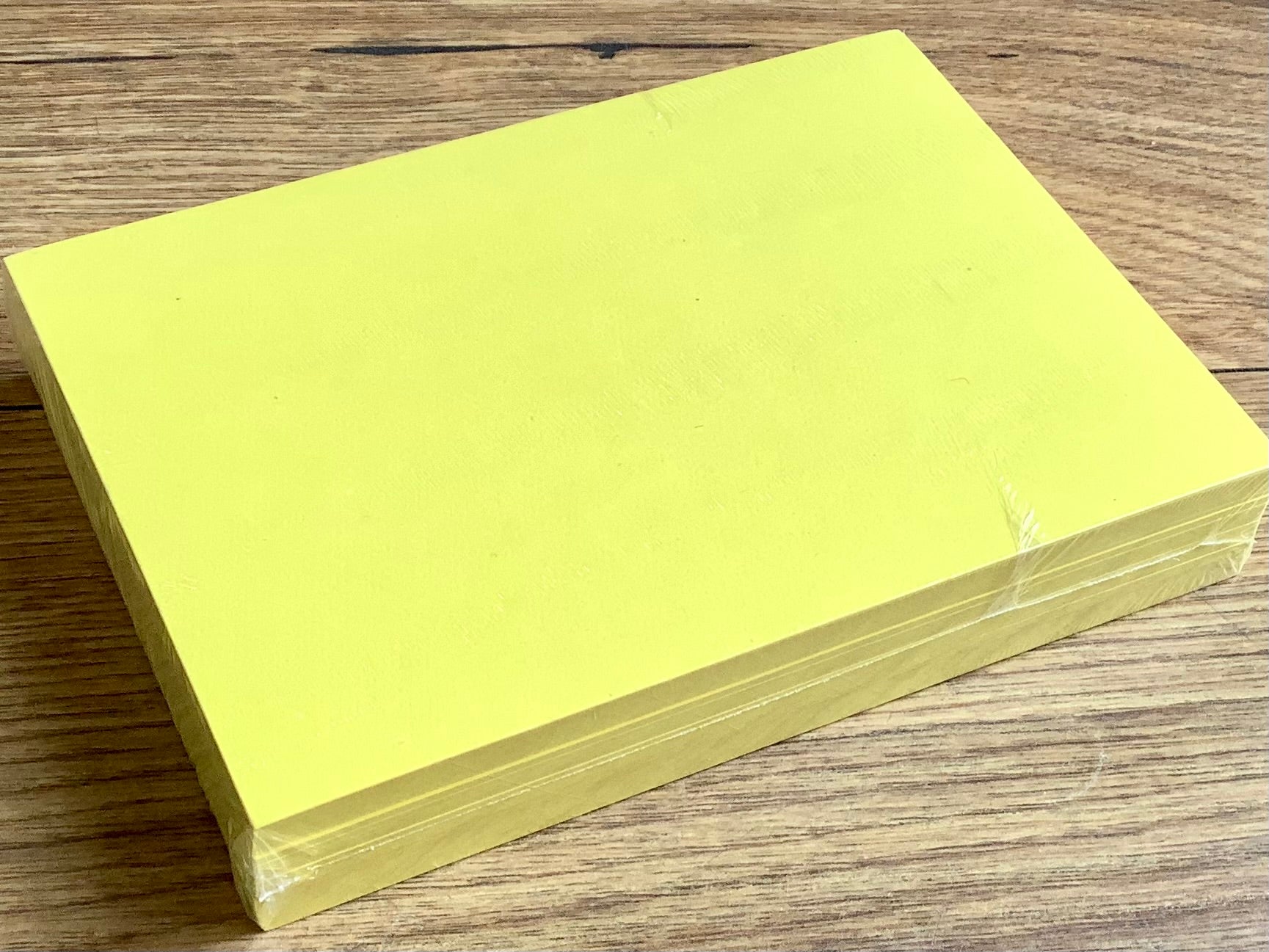 100 unlinierte Karteikarten in gelb, 180g - erhältlich bei Polly Paper - Umweltfreundlicher Schulbedarf in Berlin-Mitte