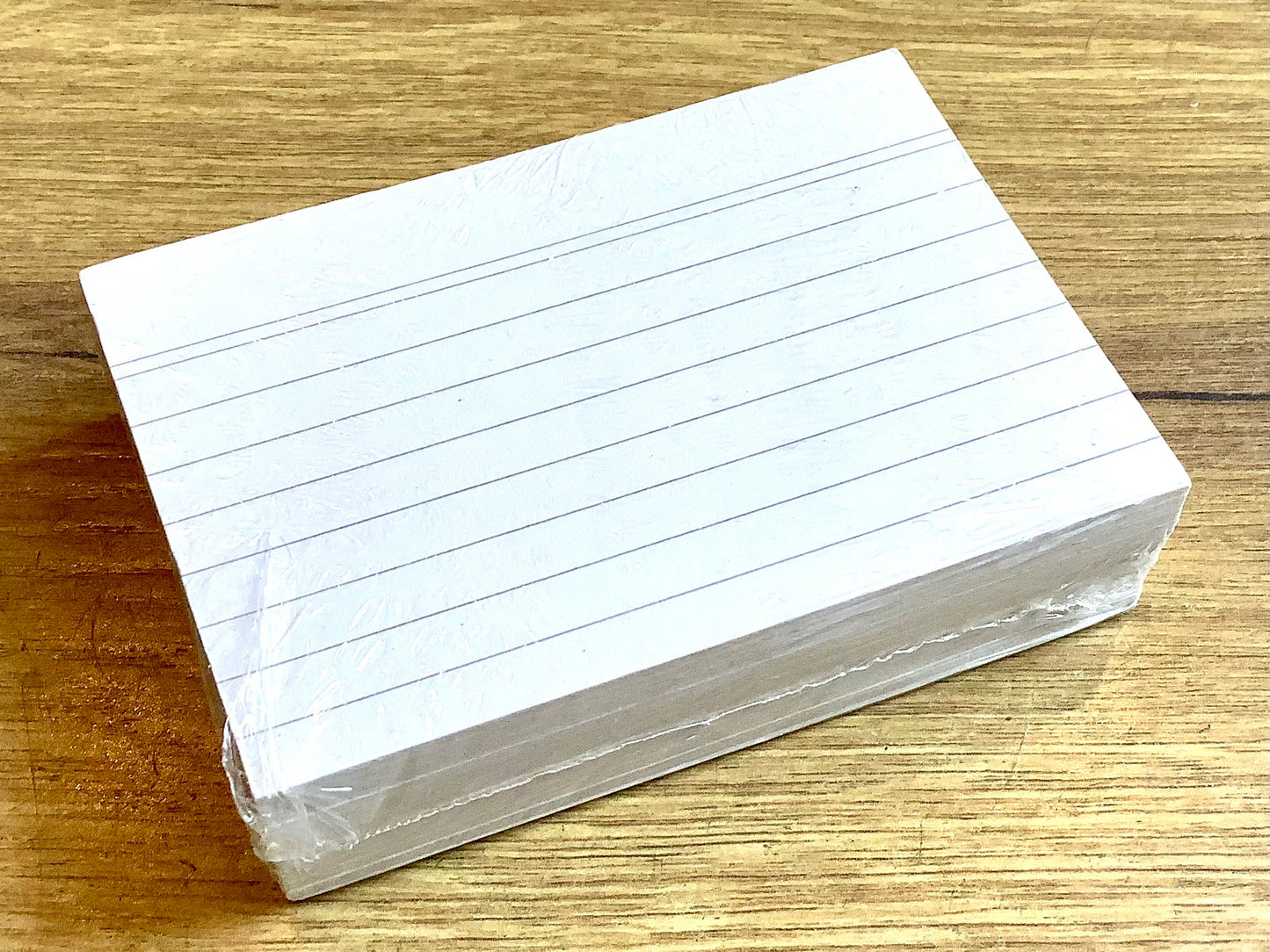 100 linierte Karteikarten A7 weiß aus Recyclingpapier 180g