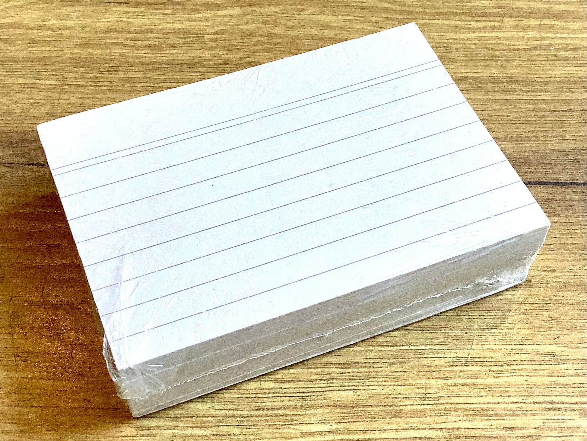 100 linierte Karteikarten A7 weiß aus Recyclingpapier 180g