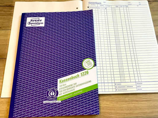 Kassenbuch 1226 A4 RC AveryZweckform - Polly Paper - Umweltfreundliche Schreibwaren