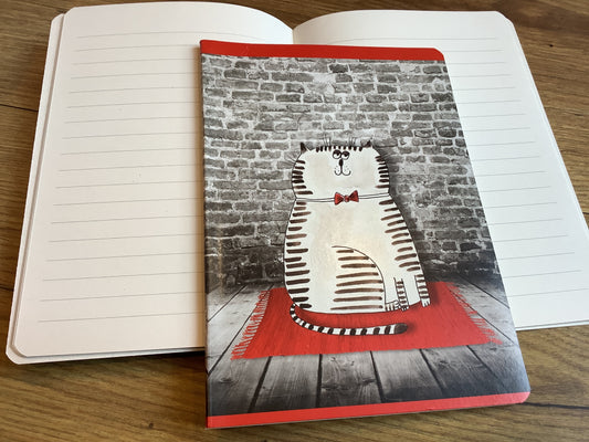 Notizheft A5 Cats liniert 64S. (Rememberbook) - Polly Paper - Umweltfreundliche Schreibwaren