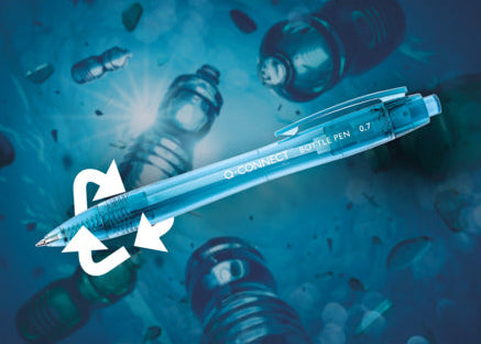 Kugelschreiber transparent-blau