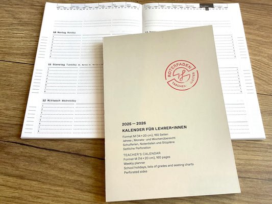 Lehrer*innenkalender ROTERFADEN°