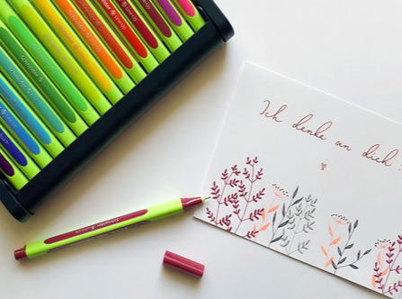 Fineliner Line-up Set Schneider° - Polly Paper - Umweltfreundliche Schreibwaren