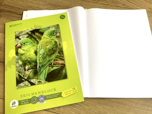 Malblock A4 100g Dürer Recyclingpapier